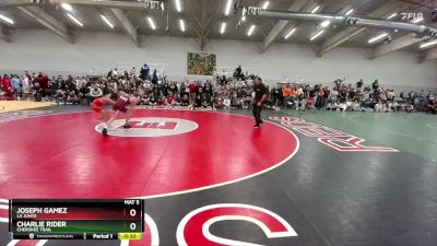 106 lbs 3rd Place Match - Joseph Gamez, La Junta vs Charlie Rider, Cherokee Trail