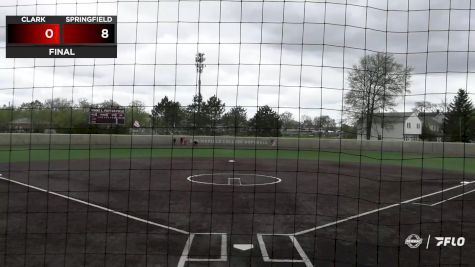 Replay: Clark (MA) vs Springfield | Apr 27 @ 12 PM