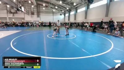 83 lbs Cons. Round 2 - Ace Beasley, Dripping Springs Youth Sports Association Wrestling Club vs Knox Holdsworth, Apex Grappling Academy