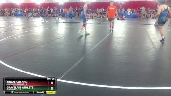 120 lbs Round 3 (6 Team) - Aidan Carlson, Mahtomedi Zephyrs vs Grayslake Athlete, Vernon Hills