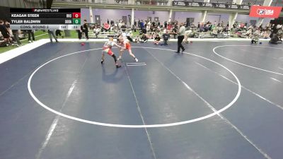 Junior Boys - 120 lbs Cons. Round 2 - Keagan Steen, Red Rock Central vs Tyler Baldwin, South Dakota