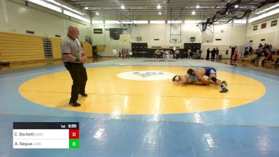 285E lbs Rr Rnd 3 - Conor Barkett, Duke vs Aeden Begue, Long Island