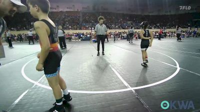 80 lbs Round Of 16 - Ariana Abbott, F-5 Grappling vs Levi Hook, Murray County Takedown Club