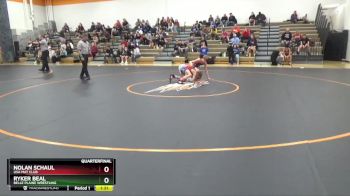 J-10 lbs Quarterfinal - Ryker Beal, Belle Plaine Wrestling vs Nolan Schaul, USA MAT CLUB