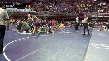 1A-113 lbs Champ. Round 1 - Zakari Willems, Sumner-Fredericksburg vs Kase Kraft, South Central Calhoun