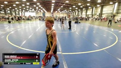 72 lbs Rd# 9- 2:15pm Saturday Final Pool - Daniel Spicer, Nauman Green vs Ross Hindle, Ranger Wrestling Club