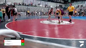 207-221 lbs Quarterfinal - Cruz Perez, Danville vs Trevor Allbert, Morris