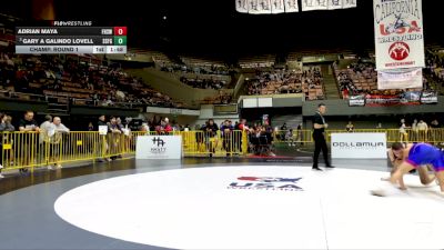 Open Men - 70 lbs Champ. Round 1 - Gary A Galindo Lovell, South San Francisco Gator WC vs Adrian Maya, Firebaugh High School Wrestling