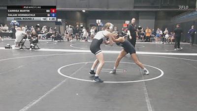 110 lbs Cons. Round 3 - Carrisa Martin, Rose State College vs Dalani Hornbuckle, Carl Albert