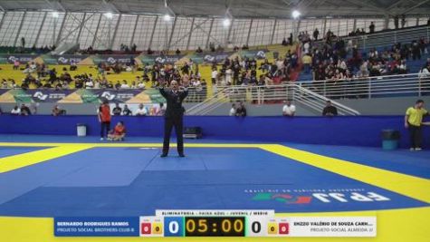 ENZZO VALÉRIO DE SOUZA CARNEIRO vs BERNARDO RODRIGUES RAMOS 2026 FPJJ Circuito Paulista GI Etapa 3