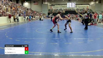 150 lbs Consi Of 8 #2 - Gabriel Forbes, Georgia vs Alexander Cantero, Georgia