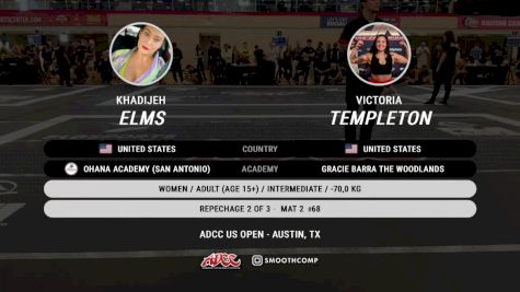 Victoria Templeton vs Khadijeh Elms 2024 ADCC Austin Open