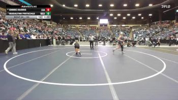 135 lbs Champ. Round 1 - Emmie Harris, Lenexa - St. James Academy HS vs Madalynn Fritschle, Wichita-Bishop Carroll Hs