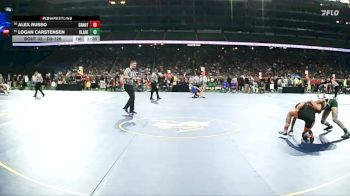 D3-126 lbs Champ. Round 1 - Logan Carstensen, Clare HS vs Alex Russo, Grant
