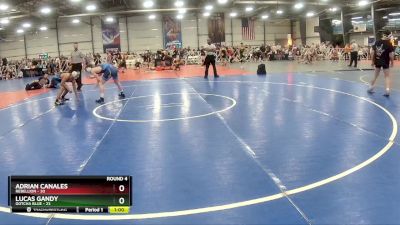 130 lbs Rd# 7- 10:45am Saturday Final Pool - Lucas Gandy, Gotcha Blue vs Adrian Canales, Rebellion