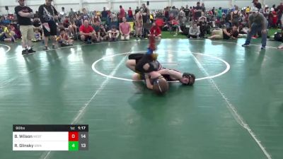 90 lbs Pools - Blaise Wilson, West Virginia Wild vs Raymond Glinsky, Grindhouse W.C.