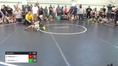 65 lbs Pools - Arian Rideoutt, 84 Athletes (VA) vs Cooper Durham, Mineral Wells Bulldawgs