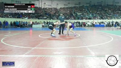 133 lbs Consi Of 32 #1 - Ty Yocham, Bristow vs Carl Allgood, Mangum Wrestling