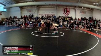 125 lbs Quarterfinal - Harleigh Prater, Central - Grand Junction vs Anessia Alvarez, Olathe