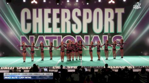 React Elite - Lady Nitro [2026 L3 Junior - Flex - D2 - Small - B Day 2] 2026 CHEERSPORT National All Star Cheerleading Championship