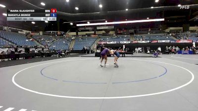 160 lbs Cons. Round 2 - Maria Slaughter, Missouri Valley vs Makayla Munoz, Oklahoma City