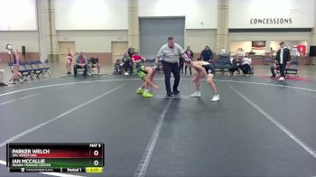 100 lbs 1st Place Match - Parker Welch, SML Wrestling vs Ian McCallie, Minion Training Center