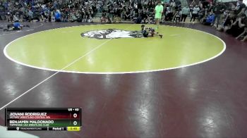 40 lbs Semifinal - Benjamin Maldonado, Toppenish USA Wrestling Club vs Jiovani Rodriguez, Victory Wrestling-Central WA