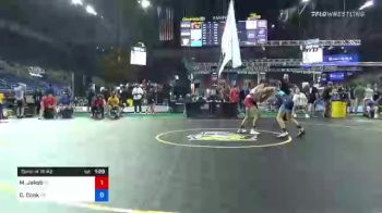 100 lbs Consi Of 16 #2 - Mason Jakob, Tennessee vs Colby Cook, Oregon