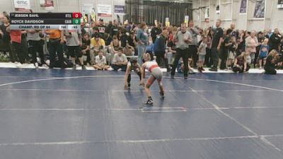 70 lbs Champ. Rd Of 64 - Jebsen Bahl, RT Elite vs Royce Davidson, California Grapplers