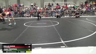 120 lbs Cons. Round 1 - Owen Thompson, Thunderstruck vs Dallas Owens, Thunderbird