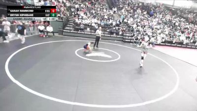 5A 100 lbs Champ. Round 1 - Sarah Hammond, Northridge vs Brynn Kiphibane, East