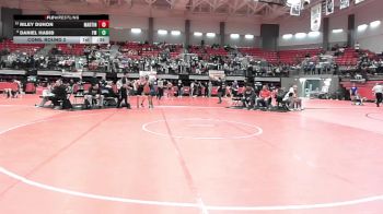 144 lbs Cons. Round 2 - Daniel Habib, Lewisville Flower Mound vs Riley Duhon, Arlington Martin