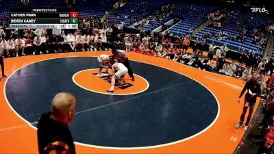 132 lbs Finals (8 Team) - Cayden Park, Washington vs Deven Casey, Elmhurst (IC Catholic)