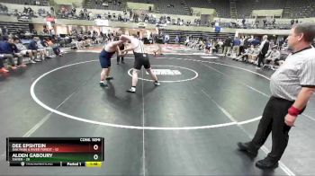 285 lbs Semis & 1st Wrestleback (8 Team) - Dee Epshtein, Oak Park & River Forest vs Alden Gaboury, Xavier