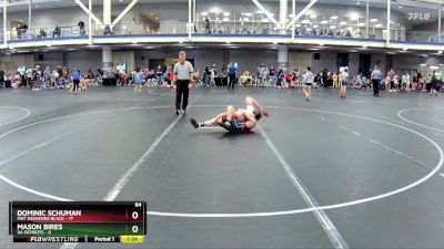 84 lbs Round 6 (8 Team) - Dominic Schuman, Mat Assassins Black vs Mason Bires, VA Patriots