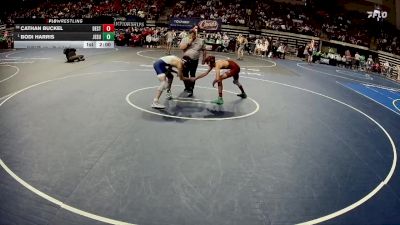 D 1 126 lbs Champ. Round 1 - Bodi Harris, Jesuit vs Cathan Buckel, Destrehan