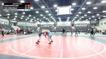 133 lbs Champ. Round 3 - Sam Cherichello, Unattached The Citadel vs Roman McWilliams, Montevallo