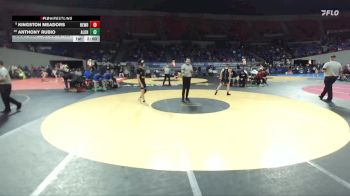 6A Boys 126 lbs Champ. Round 1 - Kingston Meadors, Newberg Boys vs Anthony Rubio, Aloha Boys