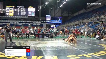 132 lbs Cons 16 #2 - Thomas Nichols, Connecticut vs Dylan Elmore, Kansas