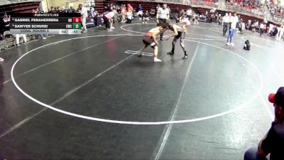 95 lbs Cons. Round 4 - Gabriel Penaherrera, Nebraska Boyz vs Sawyer Schukei, Cozad Wrestling Club