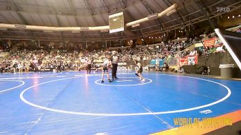 67 lbs Round Of 32 - Rodolfo Jose Cabrera, Art In Motion Wrestling vs Waylon Barnes, Harrah Little League Wrestling