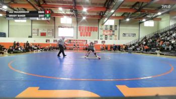 150 lbs 1st Place Match - Brody Baker, Quincy (Sr.) vs Ian Trauernicht, Edwardsville (H.S.)