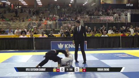 Kyle Cutchon Cabbat vs Zheng 2025 Pan Kids Jiu-Jitsu IBJJF Championship