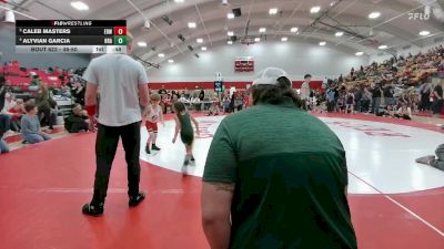 48-50 lbs Round 5 - Caleb Masters, Eaton Reds WC vs Alyvian Garcia, HRA