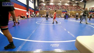 76 lbs Quarterfinal - Cooper Johnson, HURRICANE WRESTLING ACADEMY vs Dylan Perez, Owasso Takedown Club