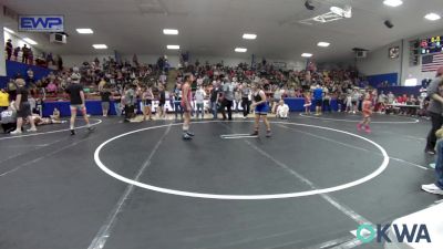 95 lbs Rr Rnd 2 - Madilyn Robinson, Harrah Little League Wrestling vs Chanlee Mckinney, Unaffiliated