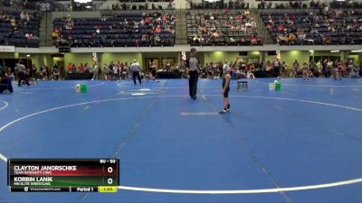 50 lbs Quarterfinal - Korbin Lanik, MN Elite Wrestling vs Clayton Janorschke, Team Intensity CIWC