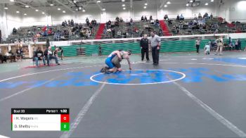 160 lbs Round 1 - Hunter Wagers, Warren Central vs Dom Shelby, Eastern Hancock