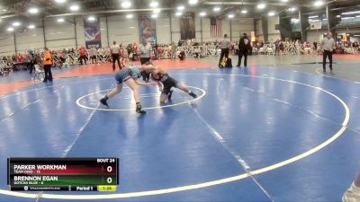 88 lbs Rd# 9- 2:15pm Saturday Final Pool - Brennon Egan, Gotcha Blue vs Parker Workman, Team Ohio