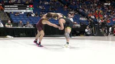 197 lbs Round 1 (16 Team) - Jacob Meissner, Arizona State vs Hayden Walters, Michigan